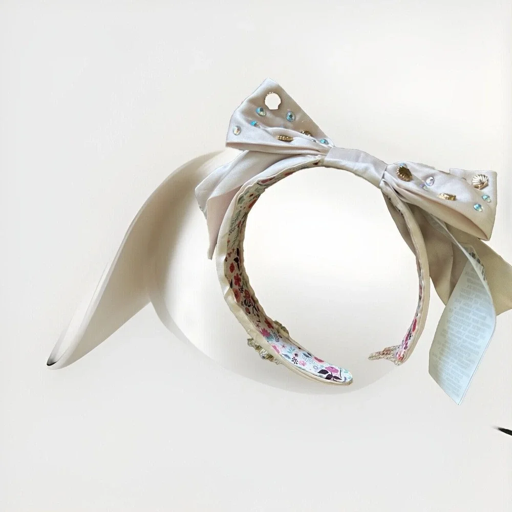 Rare NWT Disneyland Ariel Headband Blush Pink‎ Little Mermaid Girls